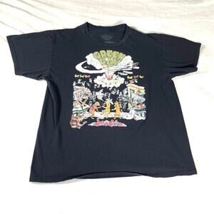 Green Day Dookie Album Graphic T Shirt Black Large